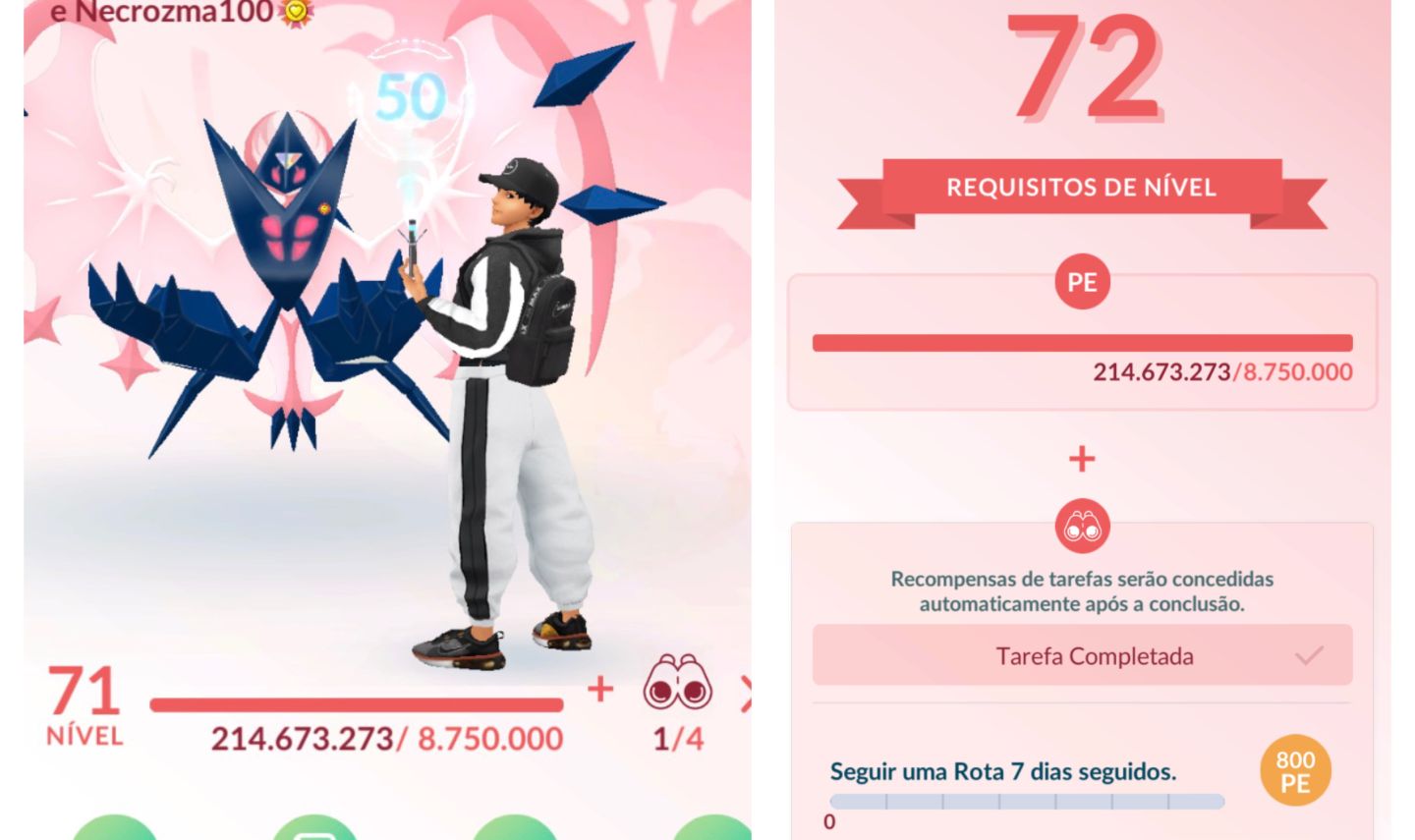 Conta LV71 com XP para o LV80 - Shundo Asas da alvorada, Victini 100% e mais