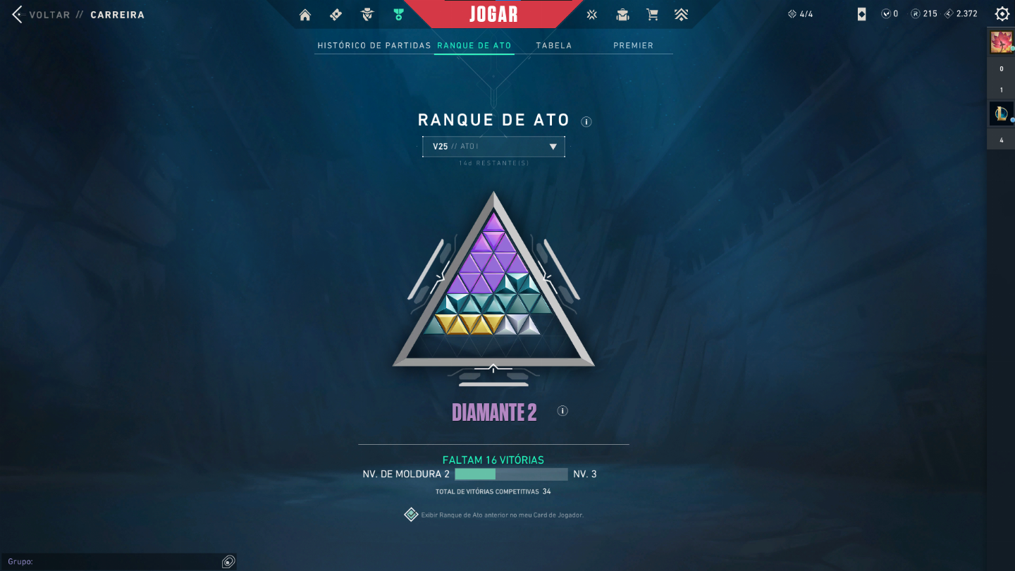 Conta Valorant Smurf FULL ACESSO, D2!