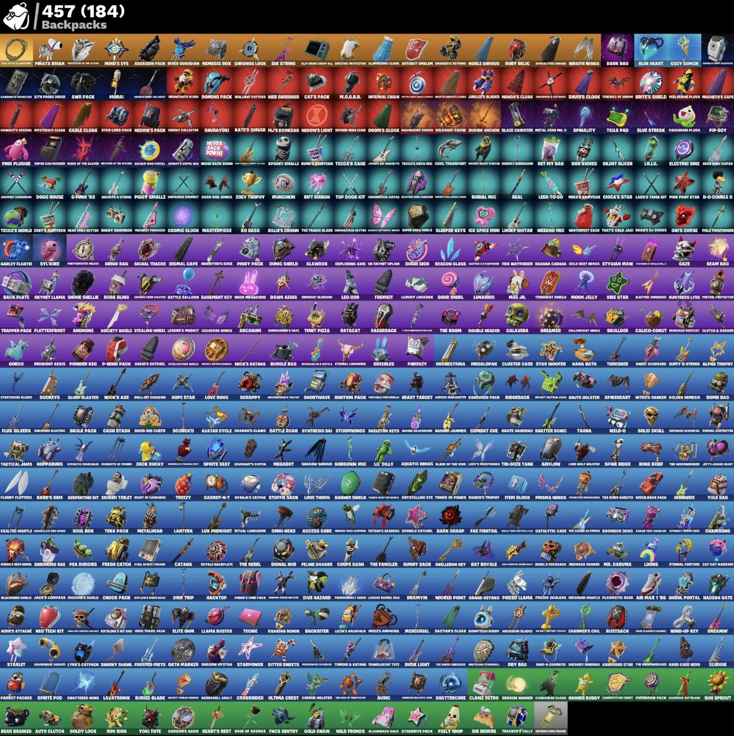 CONTA FORTNITE 413 SKINS + 300 JOGOS EPIC - PRIMEIRO DONO - FULL PLAT