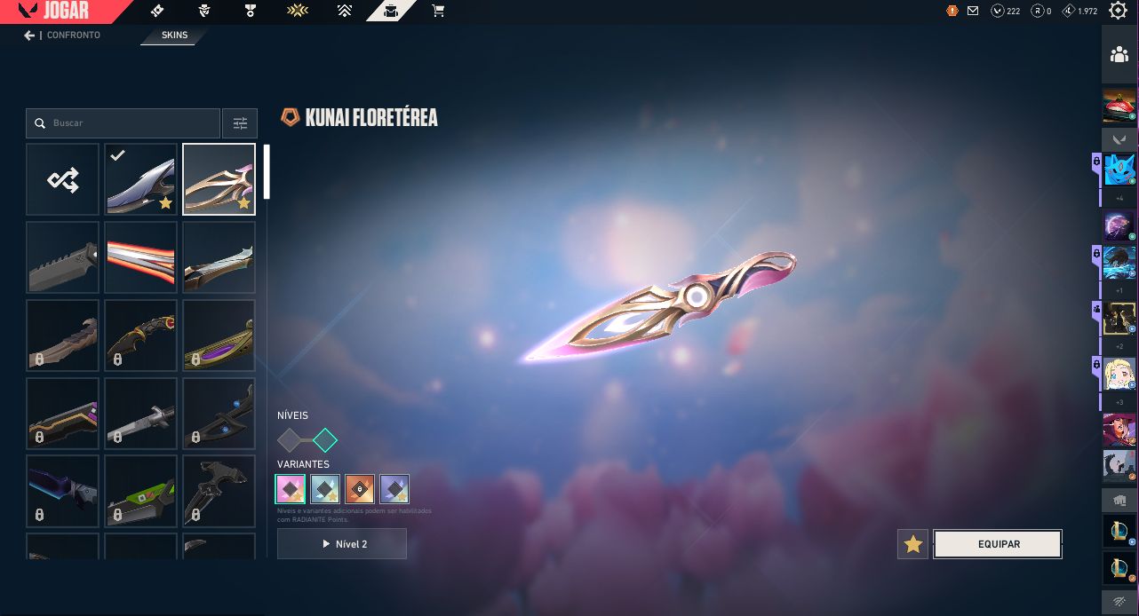 Conta valorant pacote aeris e phantom champions 2026