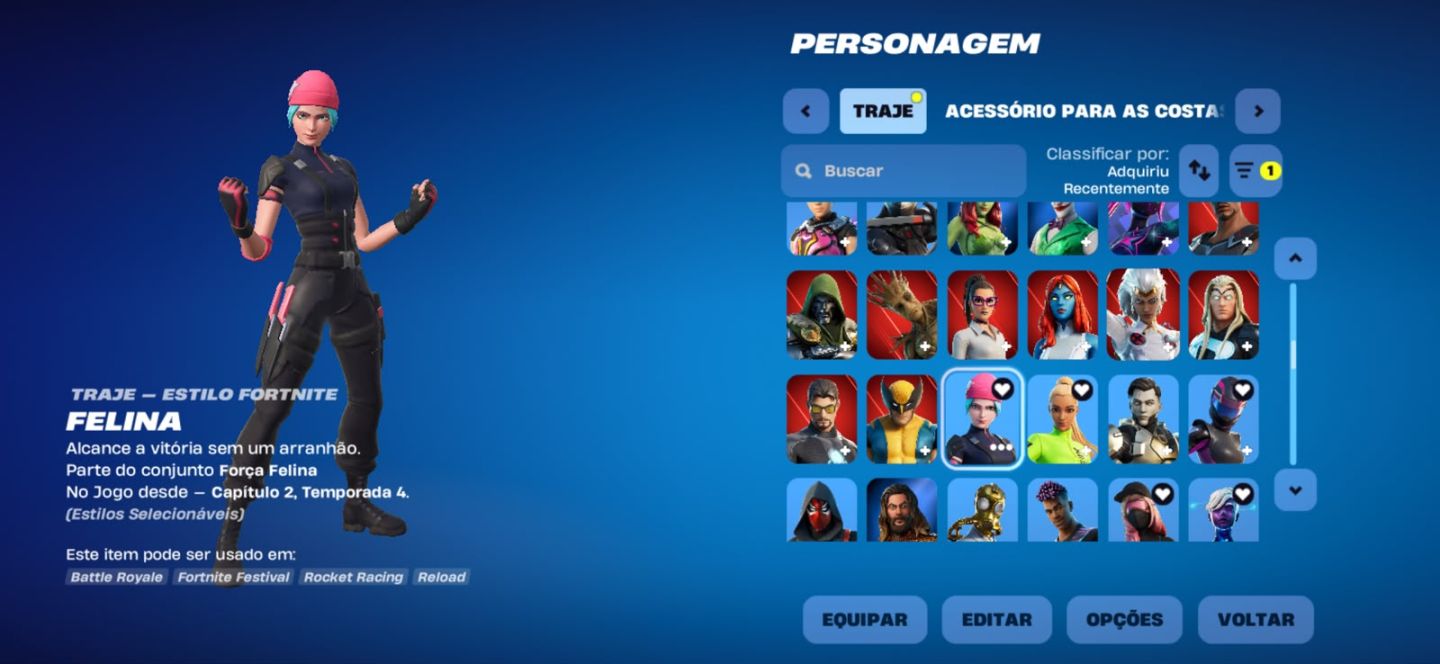 CONTA SUPER RARA!!! | Leviata | Minty | Felina | Travis | Neo - valor negociável