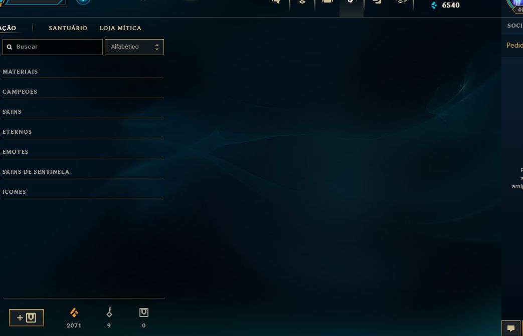 Conta de lol lv 40 c/9 skins