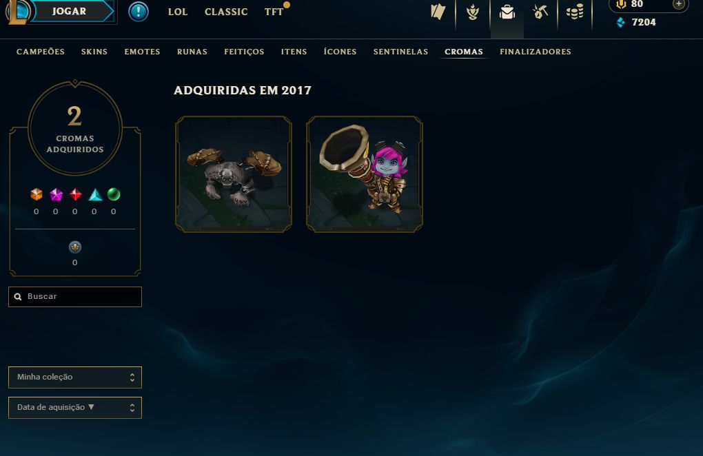 [Entrega Automática] Lol Ferro, 48 Skins, 7K Ea, Upada na Mão, 100% Segura!