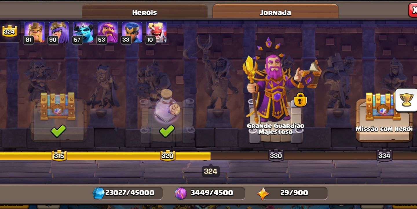 Conta Clash of clans Cv15