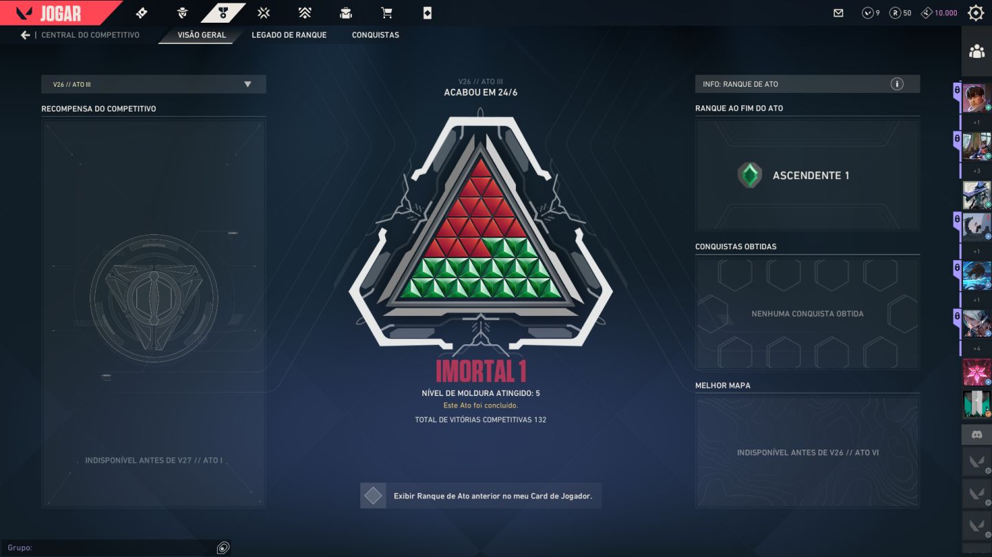 Conta peak imt, atual asc 3 com vairas skins