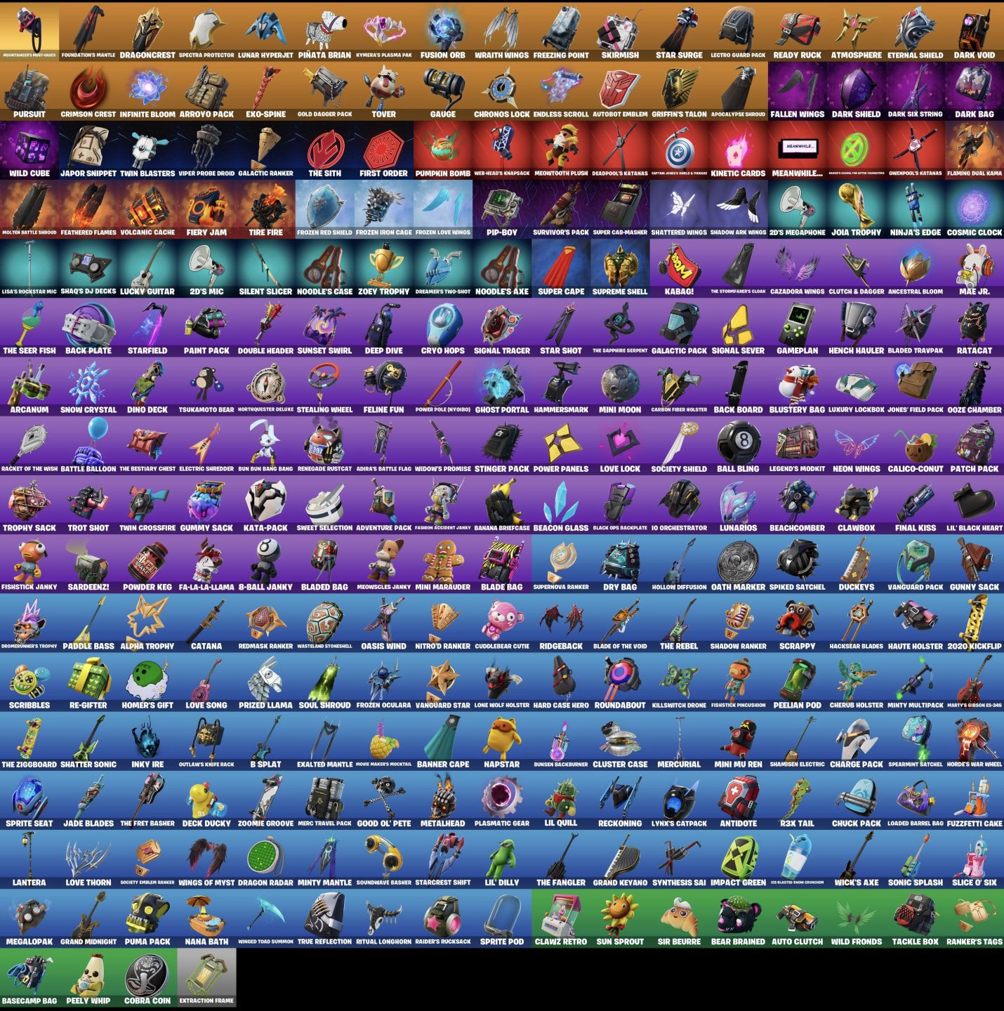 Conta de Fortnite com minty salve o mundo fundador stw og mais de 250 skins