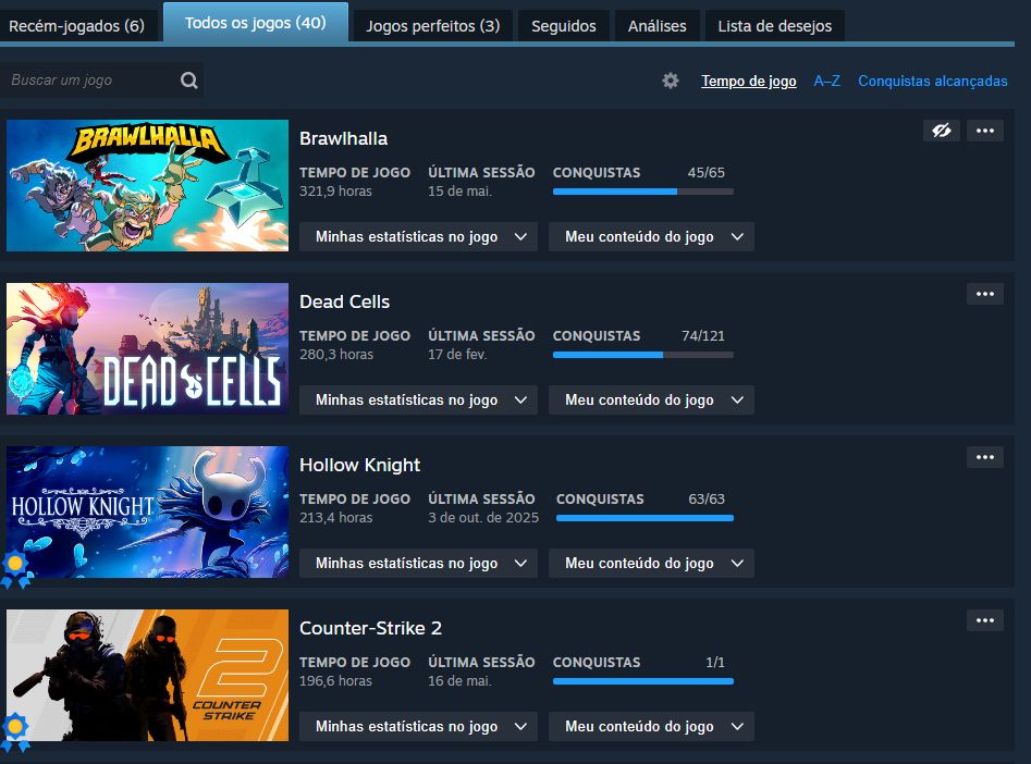Conta Steam | Full Acesso | +30 jogos | Mais de 5 Anos de Serviço