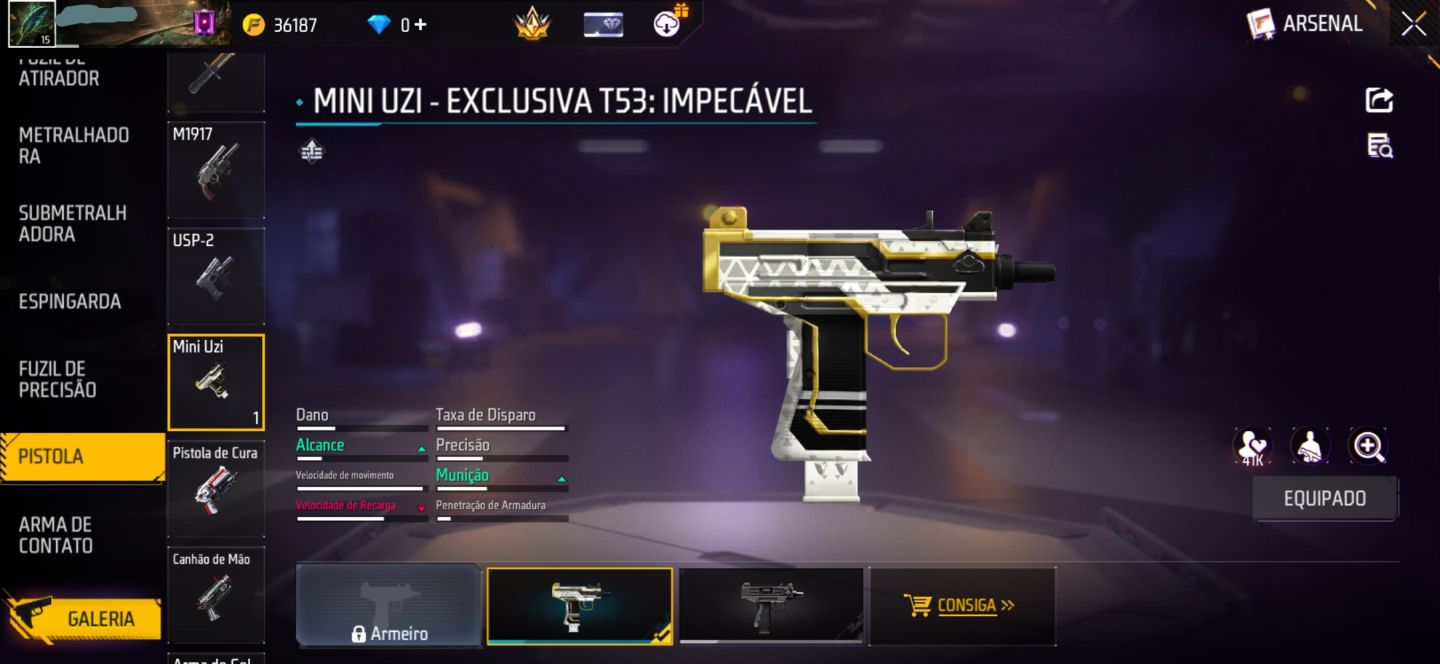 CONTA FREE FIRE COM CONJUNTO JIRAIYA | UMP BOOYAH | MP5 TRETA SOMBRIA