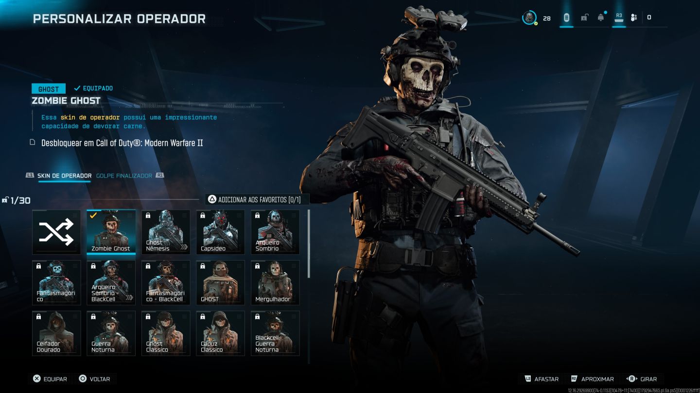 Conta warzone básica