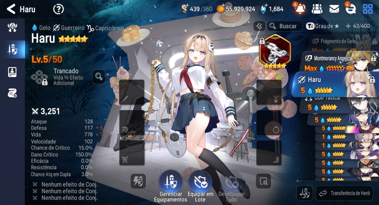 CONTA EPIC SEVEN GLOBAL | 39 ML5 | +4 ML5 DISPONÍVEIS - ENDGAME (Haru + Art)!!