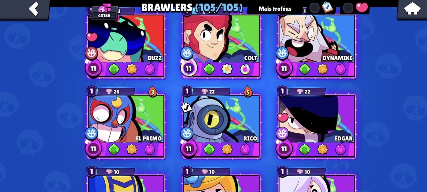 Conta de Brawl Stars Rara