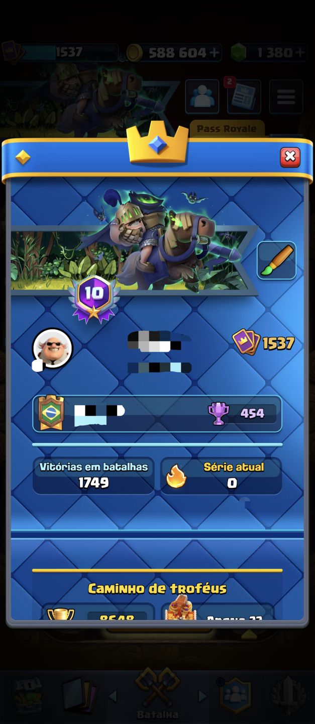 Clash Royale- Conta Antiga com várias evoluções.