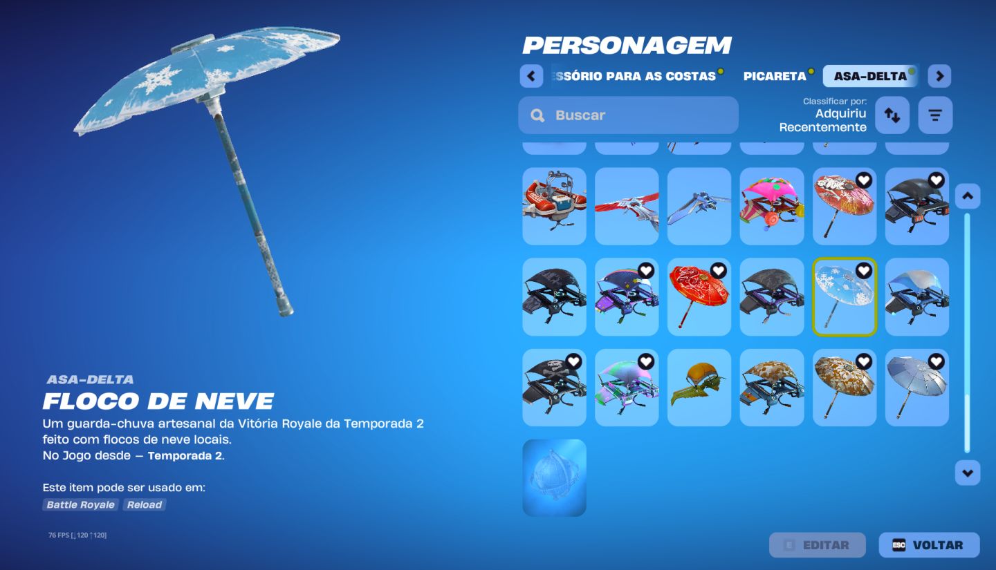 CONTA FORTNITE SEASONS ANTIGAS E PACOTES EXCLUSIVOS