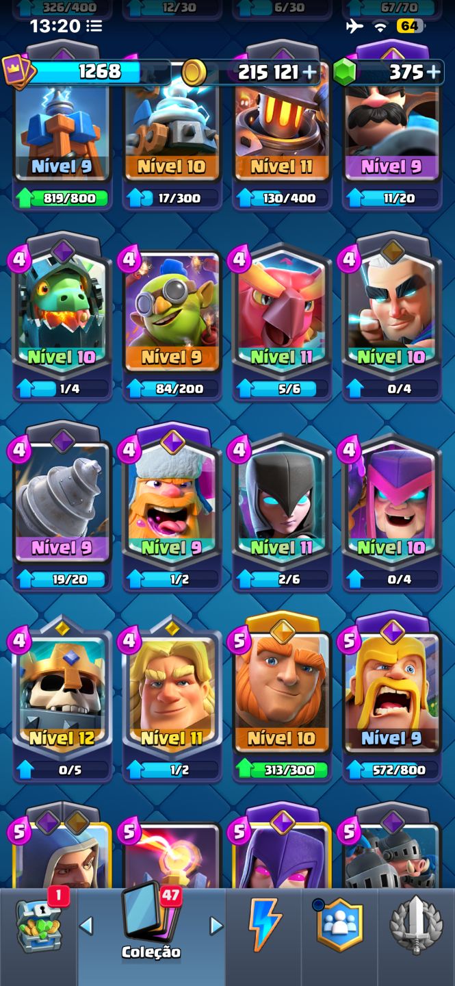 Clash Royale conta gemada