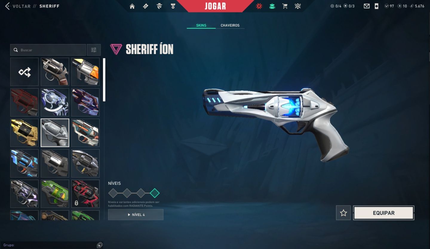 Conta valorant com +4000 gastos em skins e passes. Dono único 100% seguro