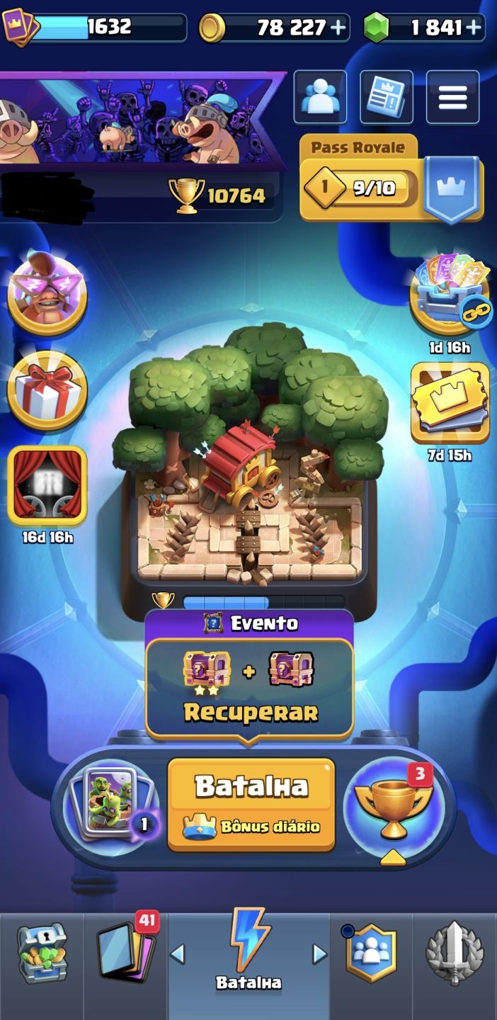 Conta Clash Royale