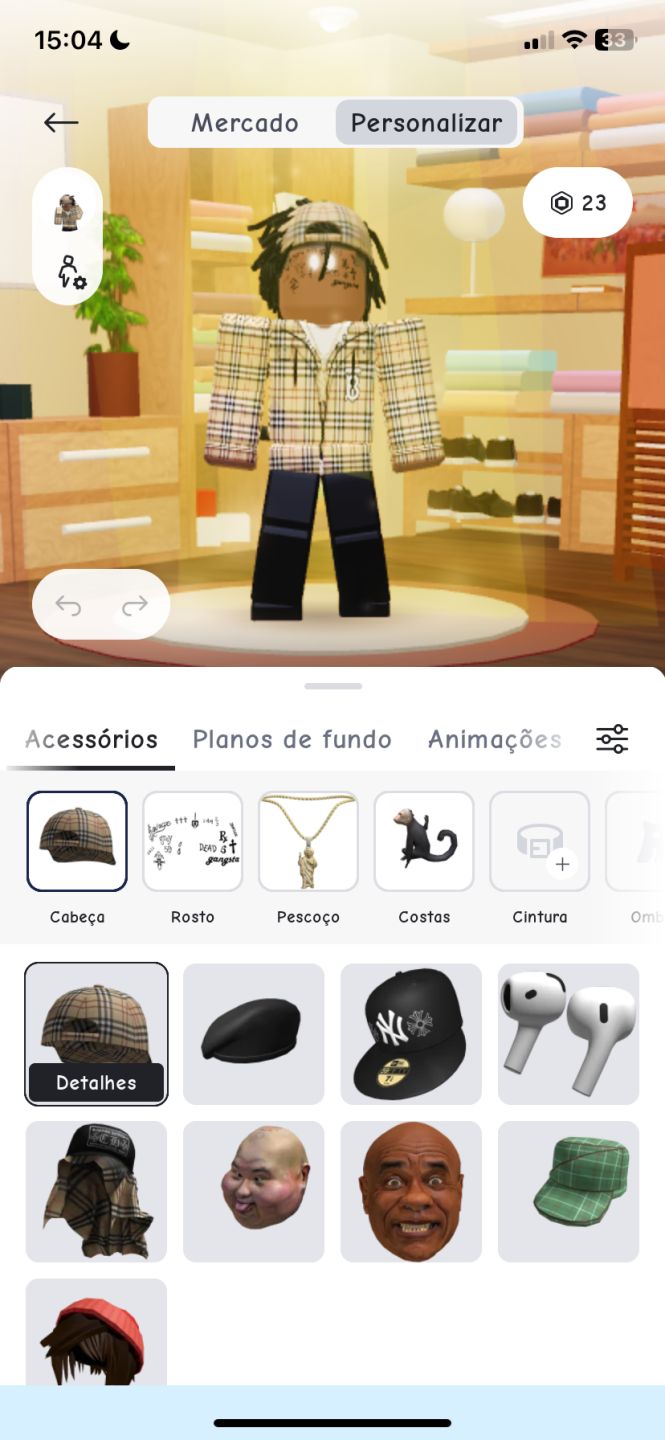 Conta de roblox para dia-a-dia