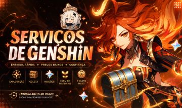 Genshin Impact Serviços: Exploração, Up de Personagens e Armas | Naly Piloting