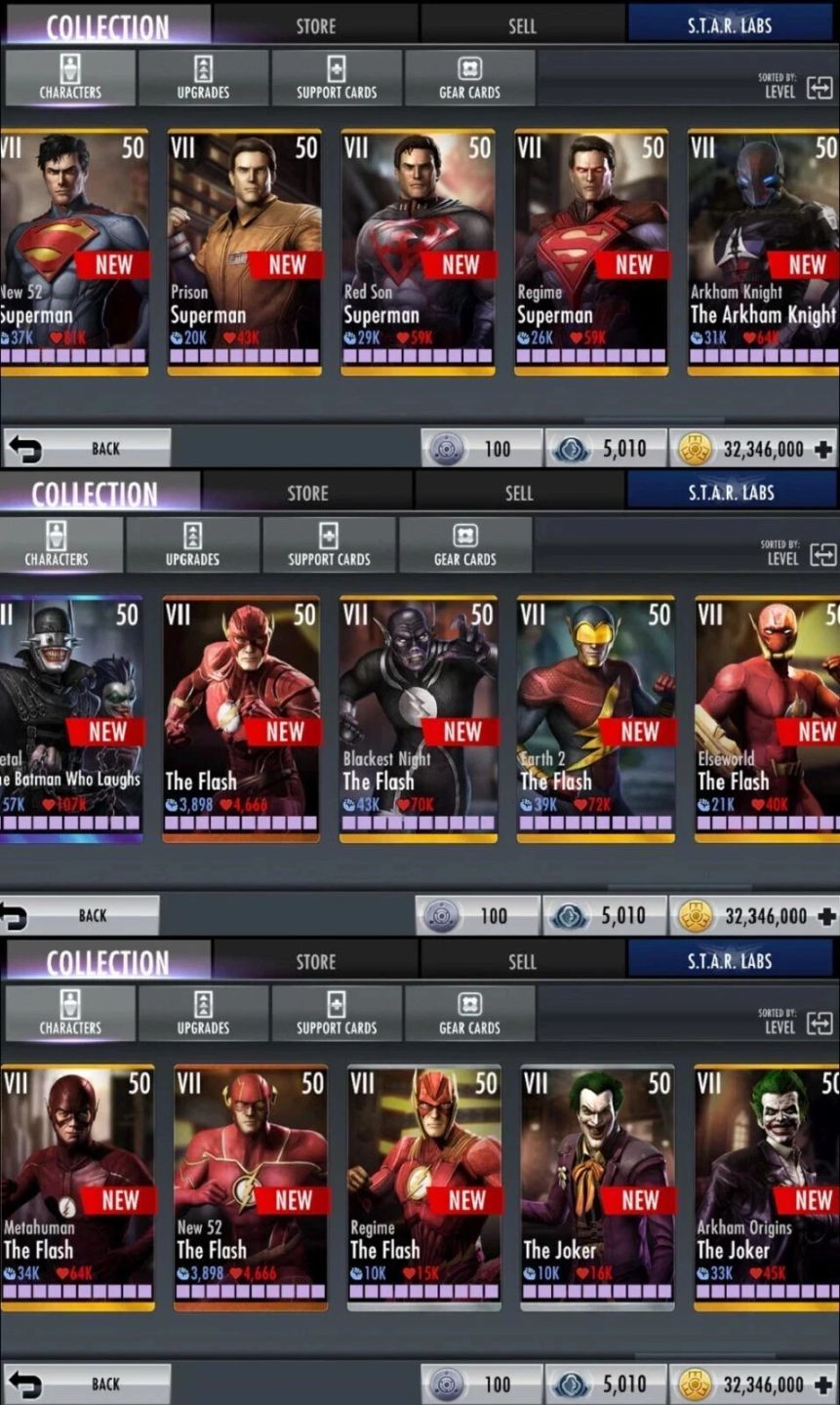 Conta Injustice [FULL MAX] IOS OU ANDROID.