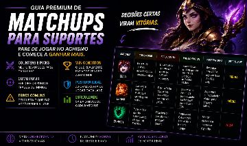 Guia de Matchups Suporte Suba de Elo com Decisão