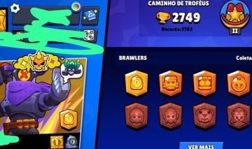 Conta Brawl stars 2018 com algumas skins raras