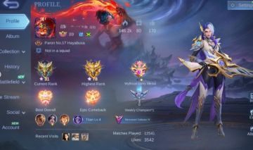 CONTA MOBILE LEGENDS LENDARY | 260 SKINS | 90+ HERÓIS | CUSTO-BENEFÍCIO