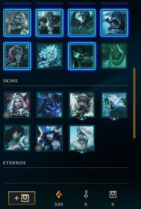 Conta Zerada com Espolio Recheado, Mmr Padrão/alto, 40K Ea Azuis