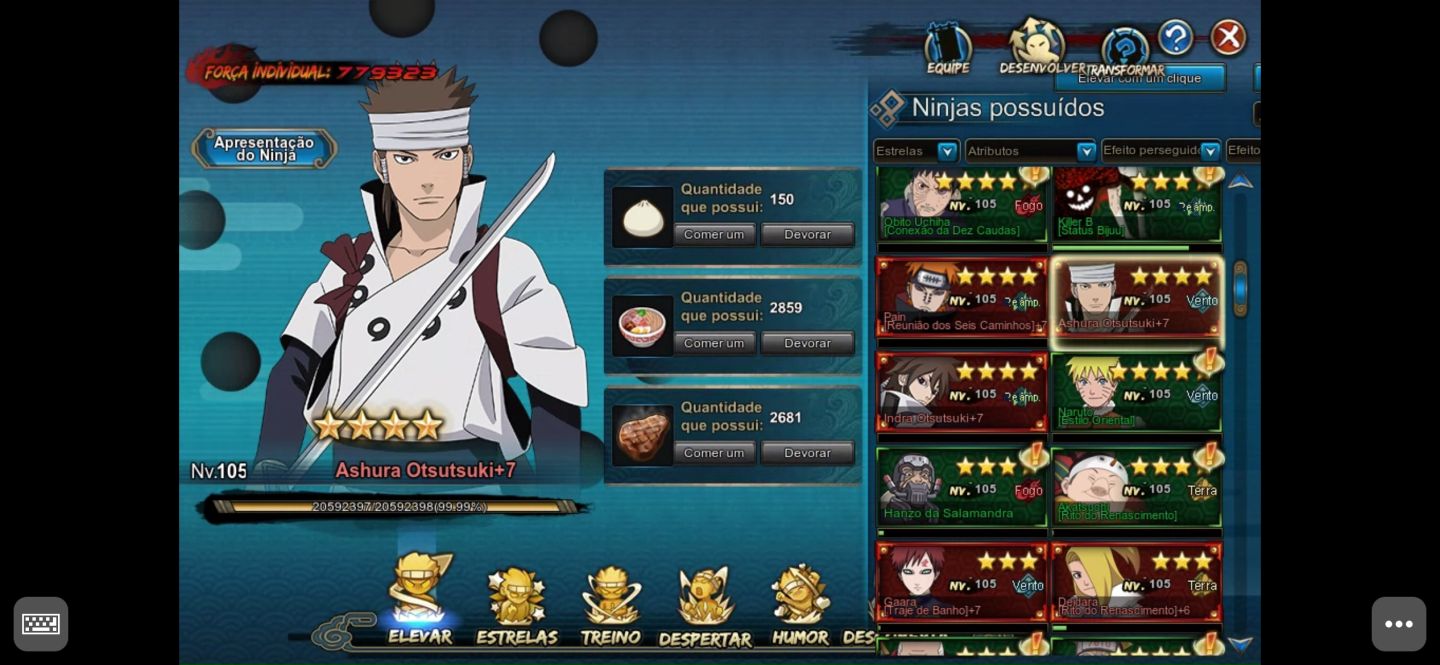Naruto online 4k de força COM NINJAS METAS!