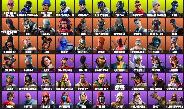 CONTA FORTNITE FA STW OG 98 SKINS | IRIS | TONY STARK | MISTICA | LINA SCORCH