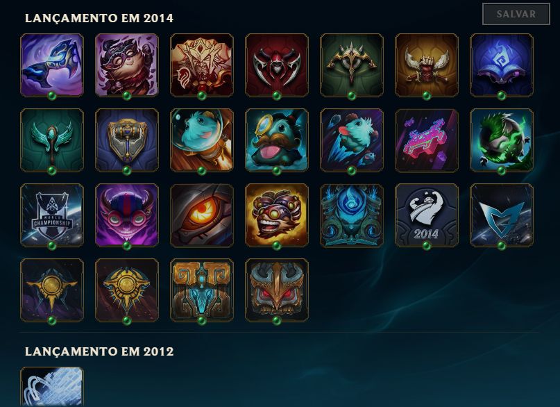 Conta LoL - Mestre 700 skins (valor negociavel)