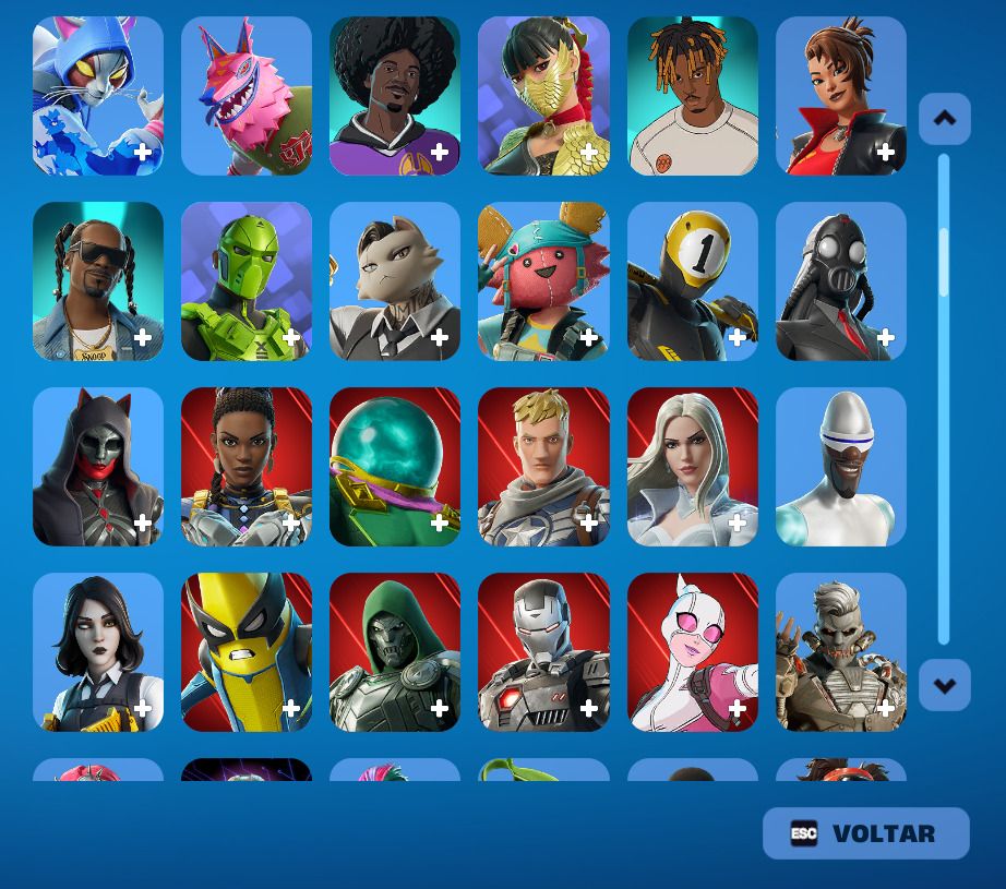 Conta epic focada no fortnite