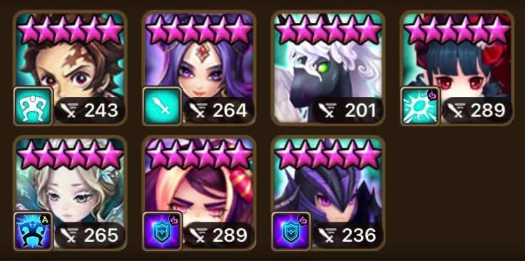 CONTA 7LD SUMMONERS WAR MID GAME ASIA