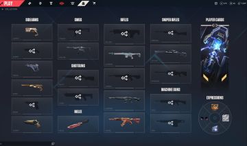 CONTA VALORANT - MUITAS SKINS - COLEÇÃO ELETRIZANTE