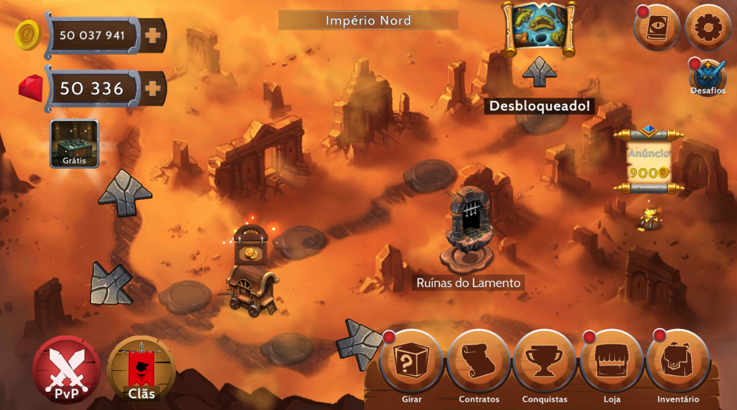 SERVIÇOS OBSIDIAN KNIGHT RPG | OURO + RUBI + FERRO + UP LEVEL | ANDROID APENAS