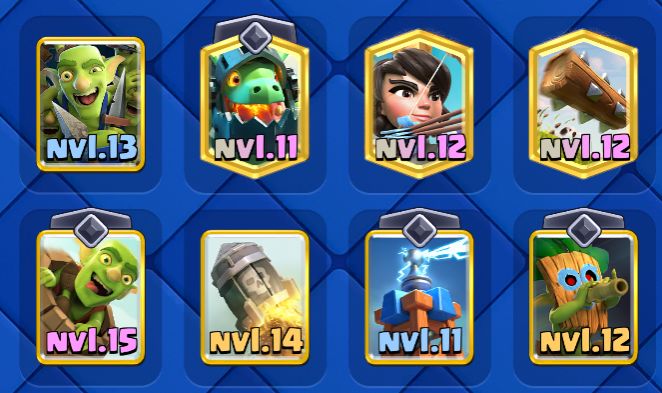 CONTA DE CLASH ROYALE BOA PARA INICIANTES !