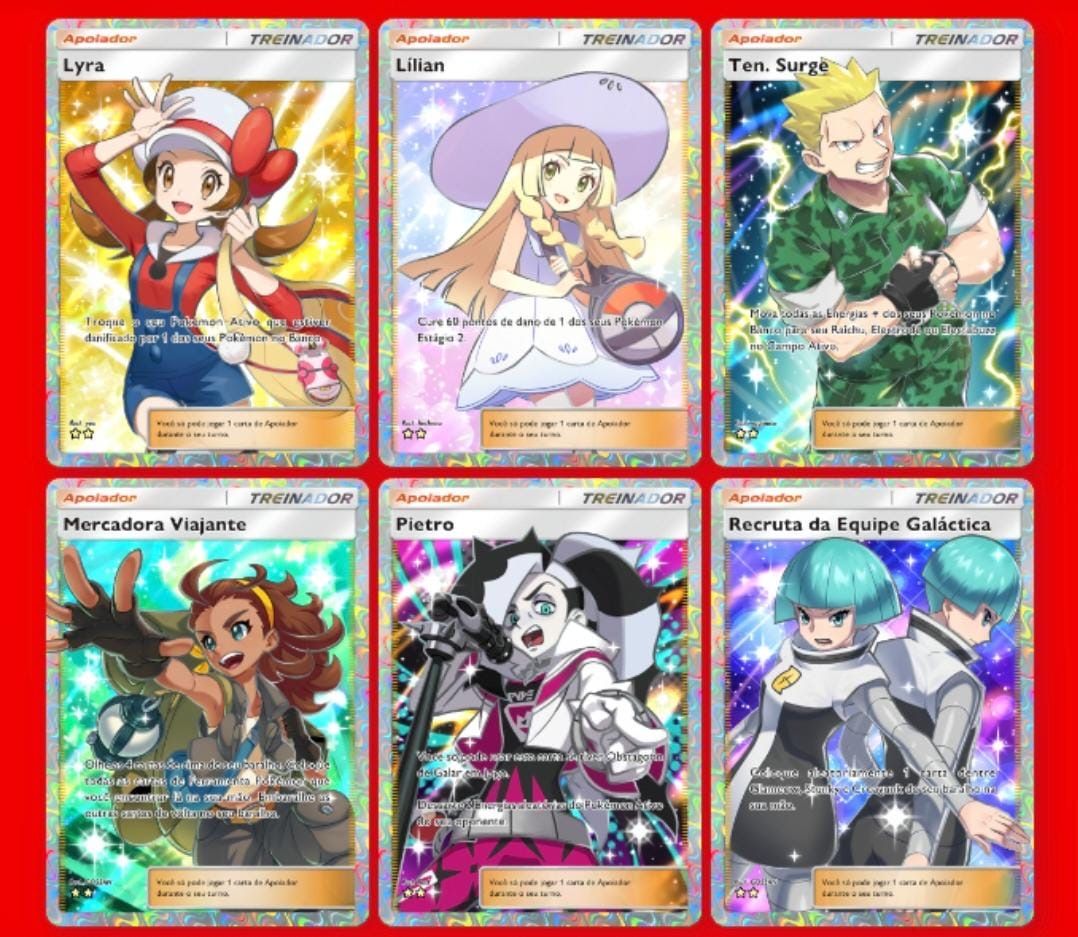 PROMOÇÃO TREINADORES FULL ART, CARTAS EX, COMBOS E VÁRIOS ITENS