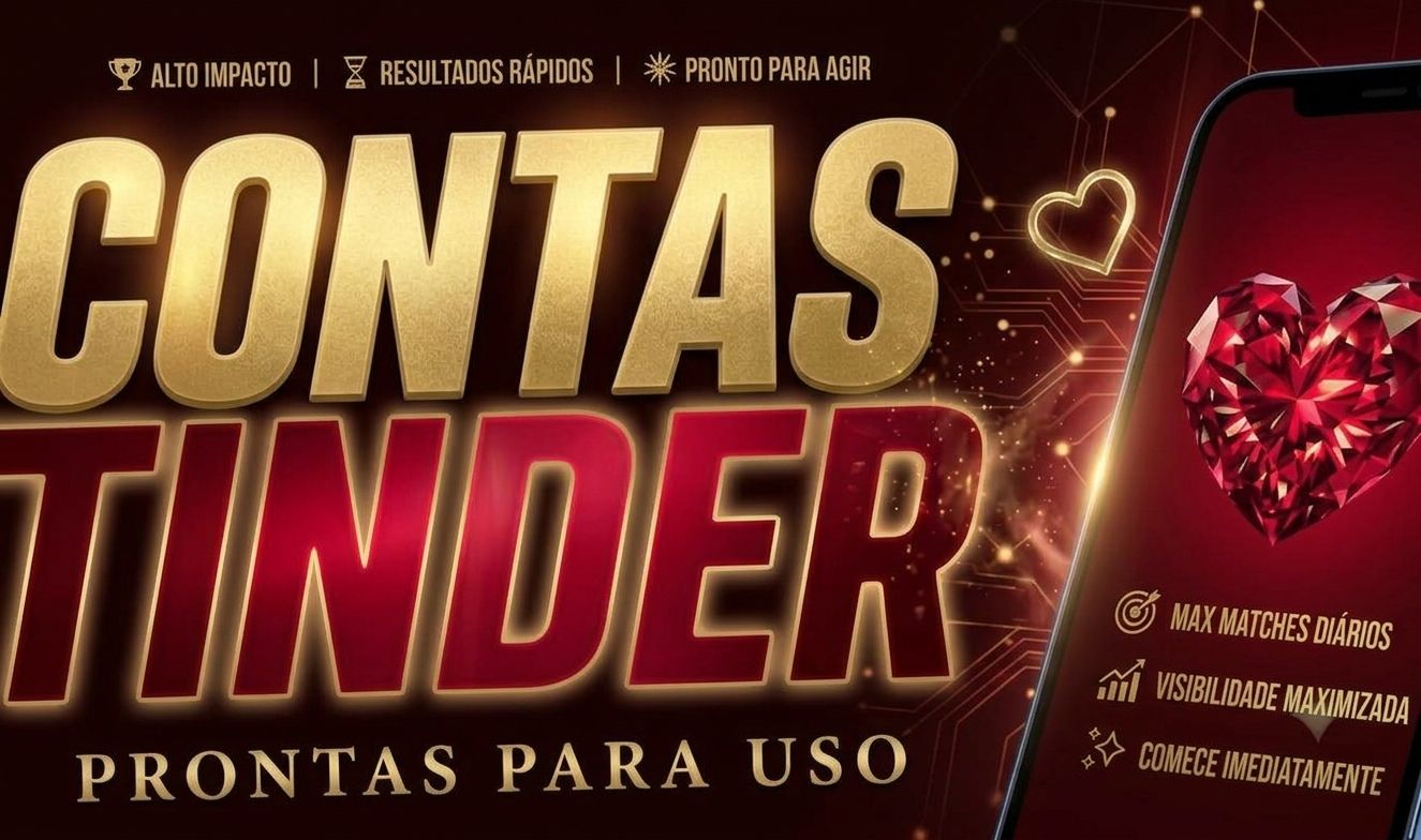 CONTAS PRONTA PARA TINDER