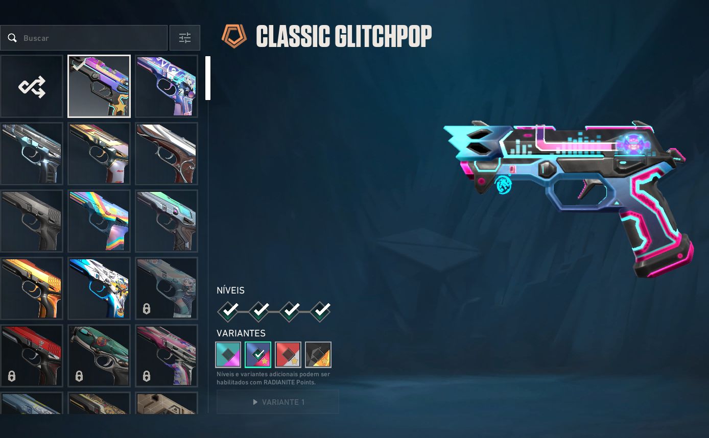 Conta com skins rarissimas que não voltam mais e pacote champions 2024 completo