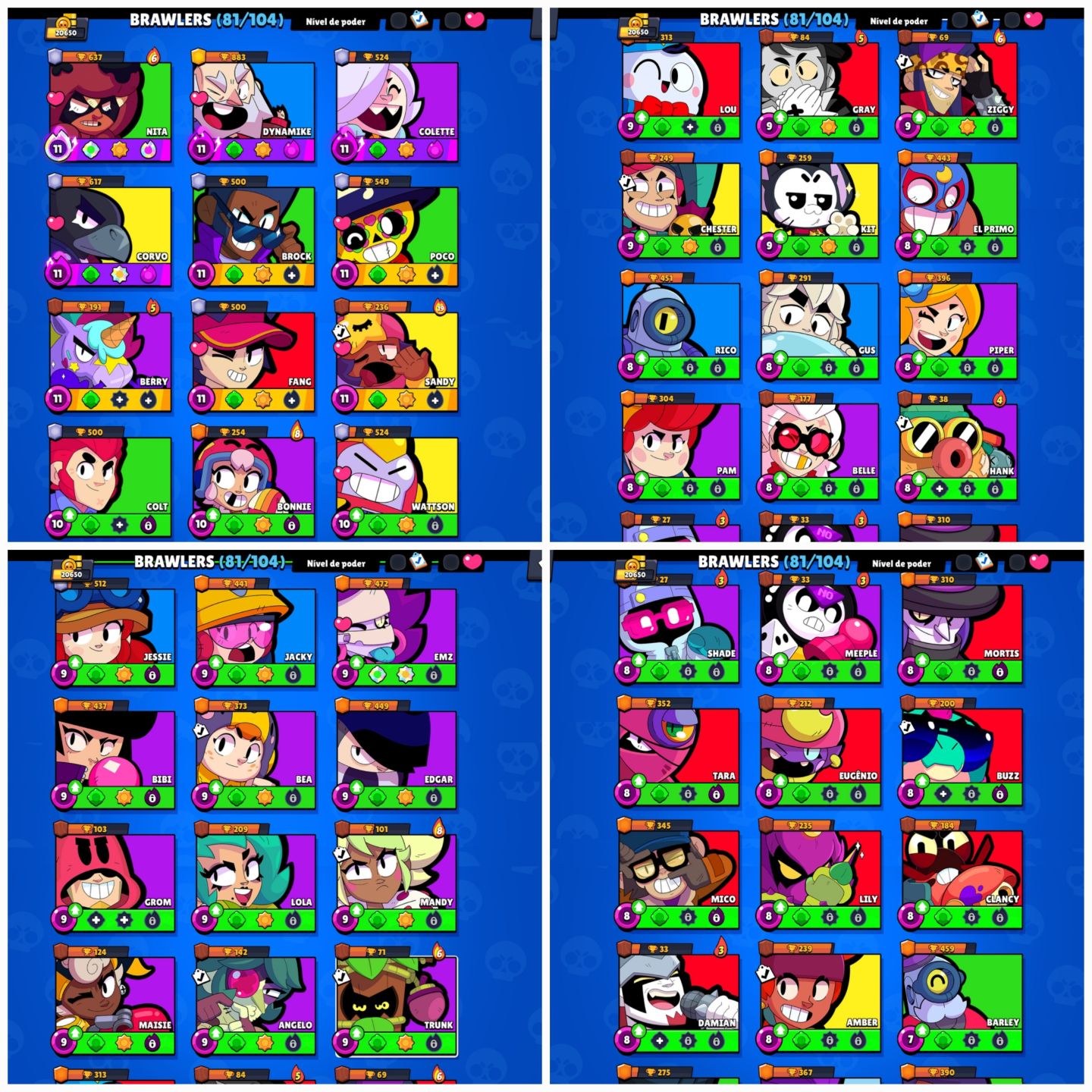 Melhor venda de conta de Clash Royale + Brawl Stars!!