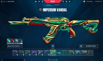 CONTA VALORANT FULL ACESSO VANDAL IMPERIUM + MACHADO STORM 5700vp GASTO LVL71