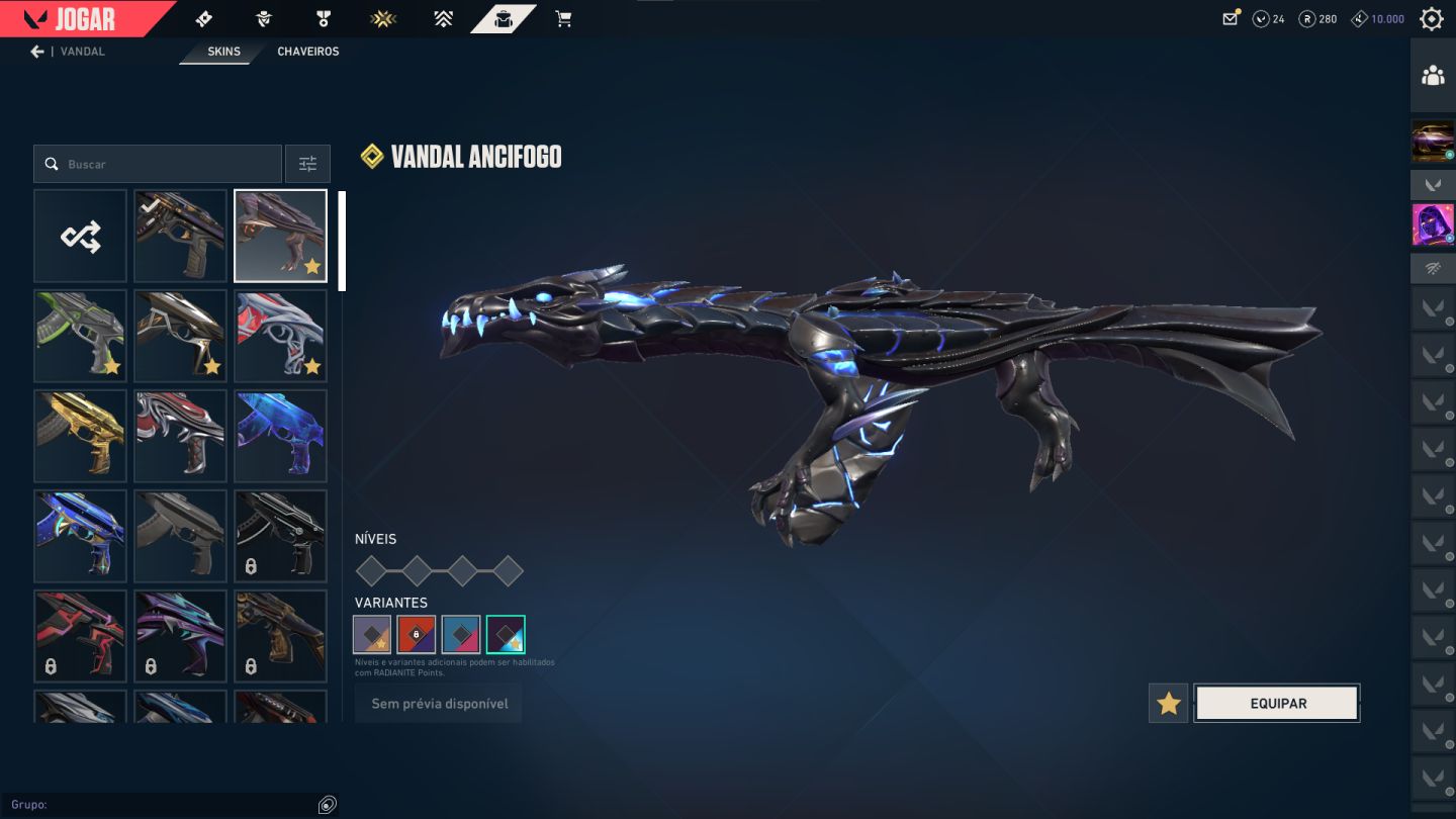 CONTA COM PACOTE CHAMPIONS 2022 E MUITAS SKINS / PRECO NEGOCIAVEL