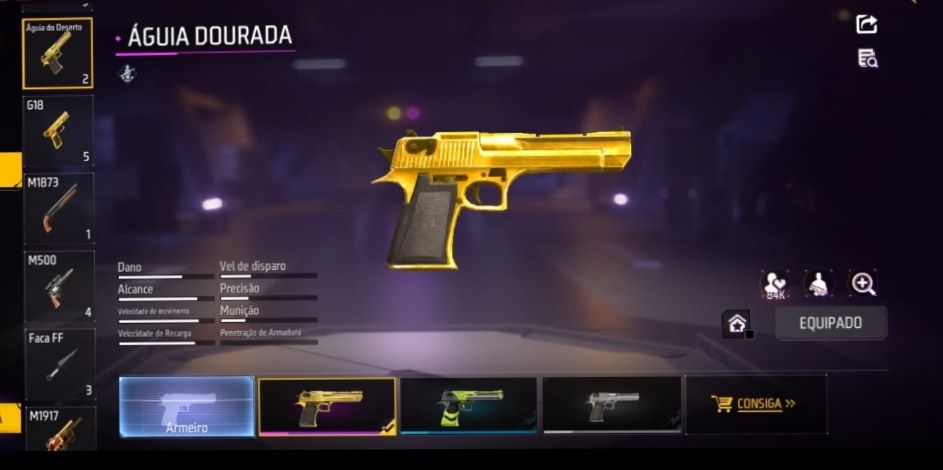 Conta de Free fire gemada da primeira temporada itens antigos e skins de Naruto