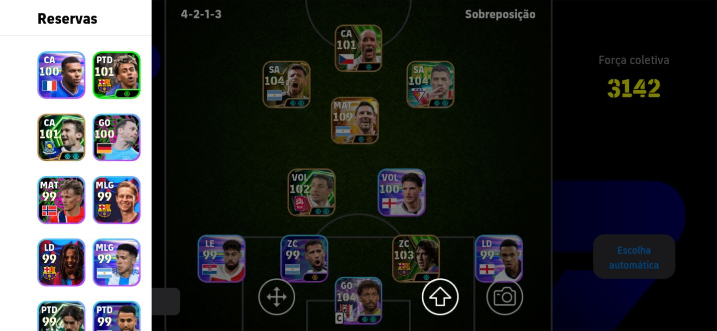 CONTA eFOOTBALL BRABA COM MESSI 111