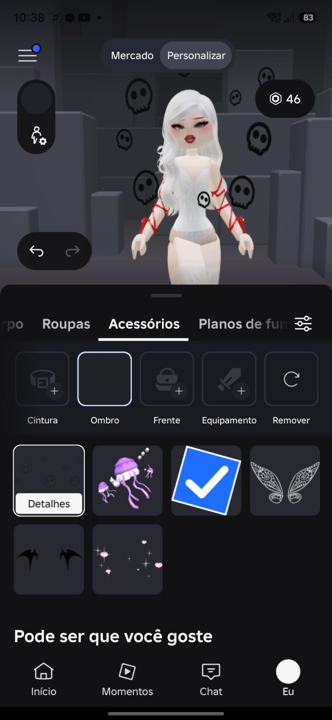 CONTA ROBLOX FEMININA +400 REAIS GASTOS | SKINS, ANIMAÇÕES, GESTOS E GAMEPASSES.