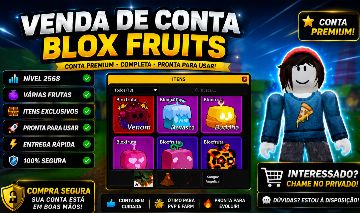 CONTA BLOX FRUITS - PRONTA PARA JOGAR