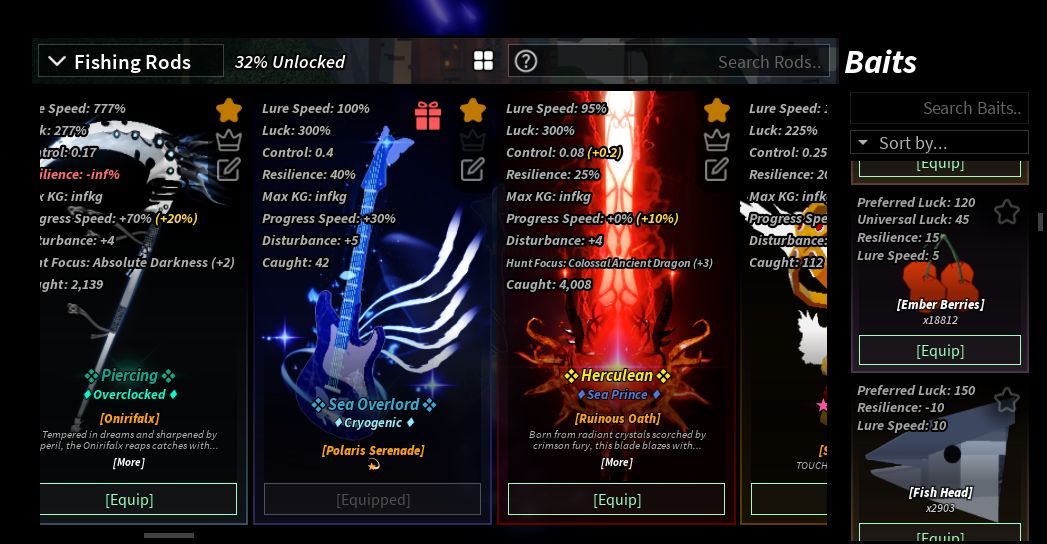 -- CONTA FISCH LVL 1200 / Polaris Serenade / Tryhard Max / 720M COINS--