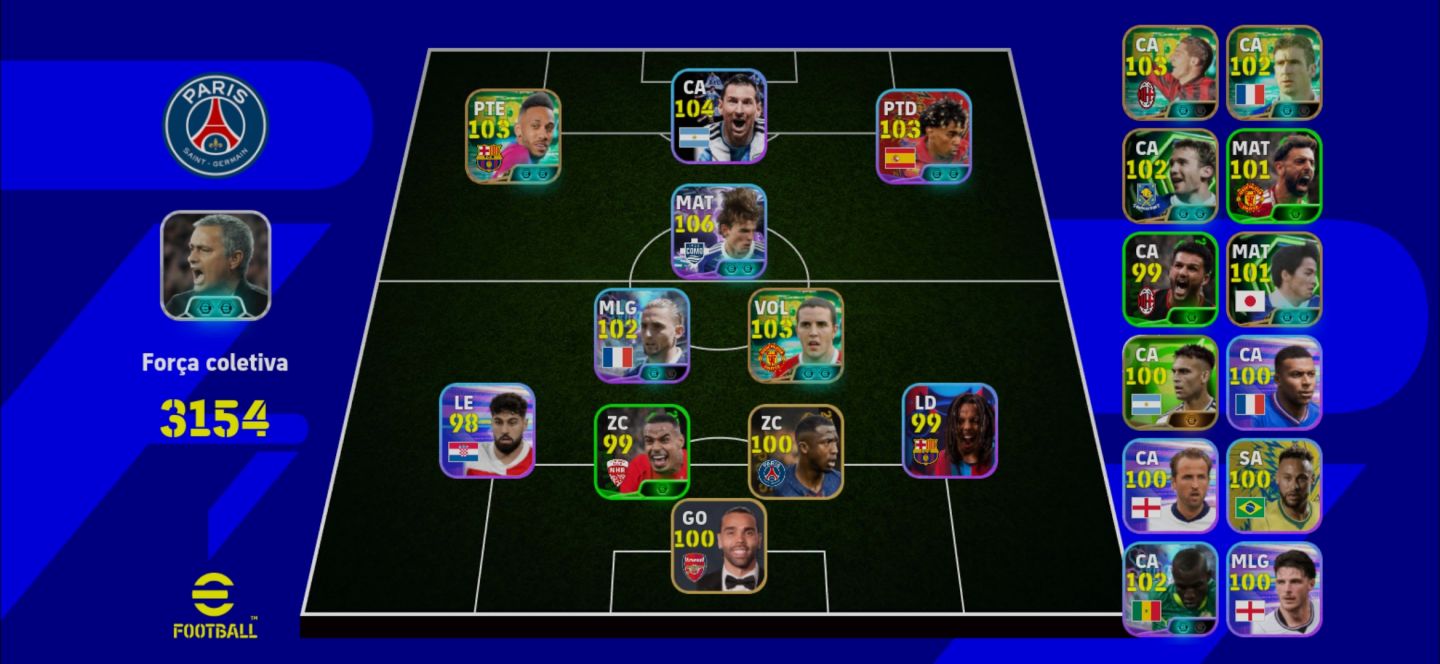Conta efootball Nico paz 106