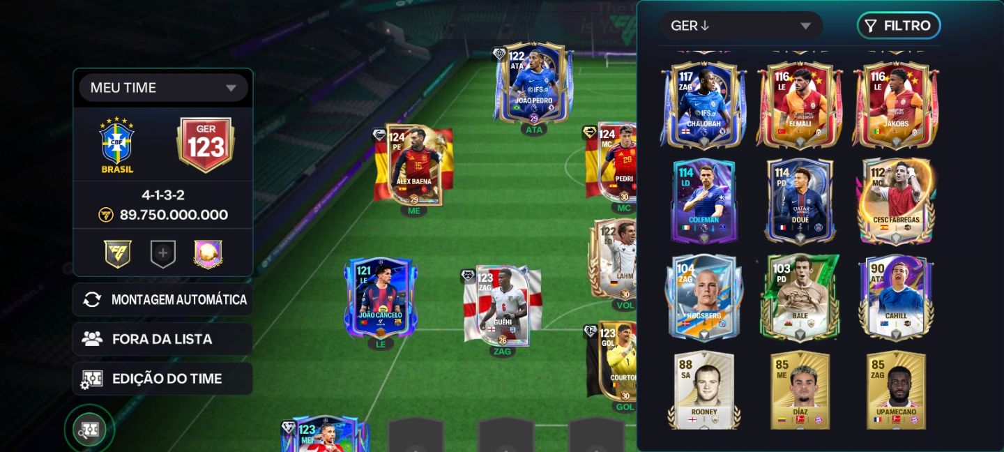 VENDE-SE CONTA FC MOBILE SUPER UPADA!