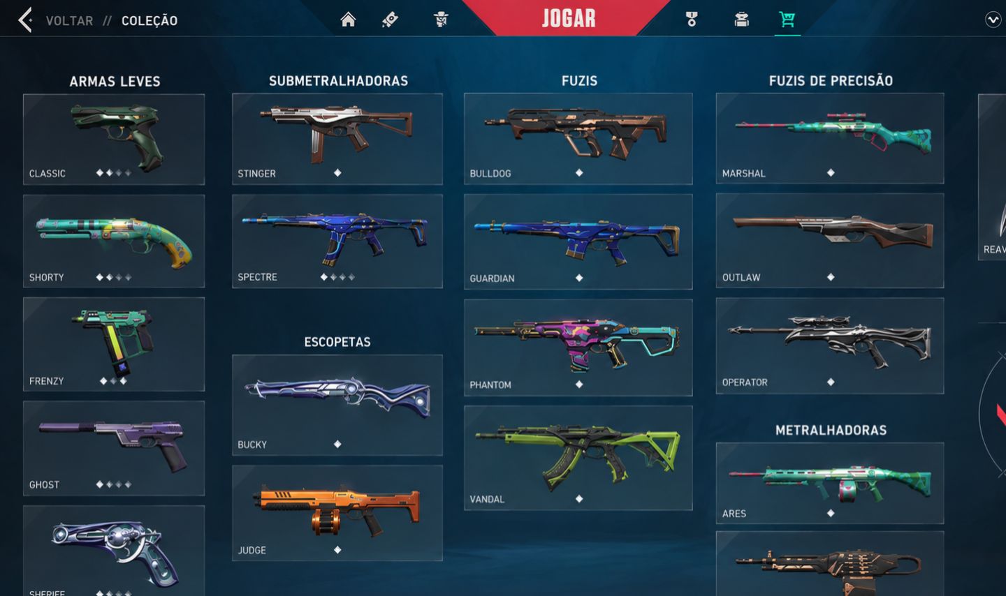 CONTA VALORANT | 40 SKINS | REAVER KARAMBIT | RGX VANDAL | SPECTRUM PHANTOM