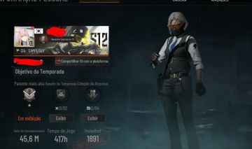 Conta arena Breakout 45m Full acesso